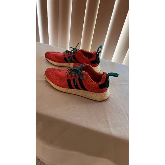 Adidas Men's NMD R2 Summer Spice 2018 Athletic Running Sneaker Orange Size 11 - Picture 5 of 12